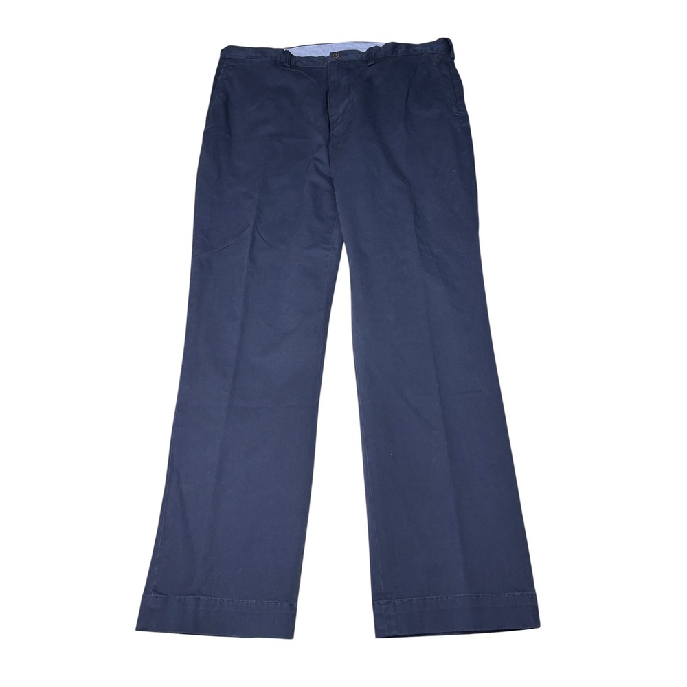 NWT Polo Ralph Lauren Stretch Straight Fit Navy Blue Chino Pants Mens 38x32